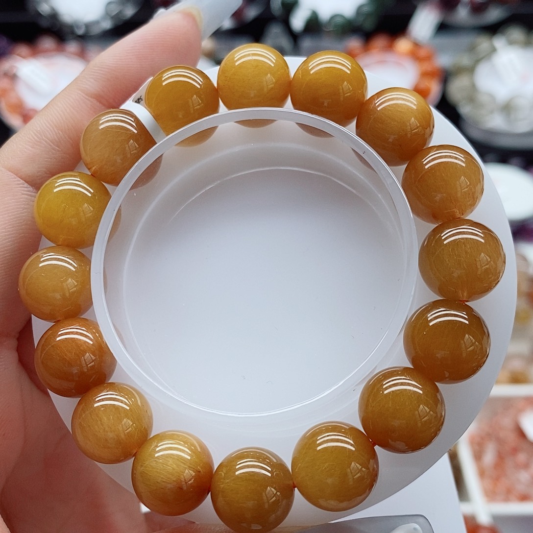 未镶嵌手链水晶兔毛