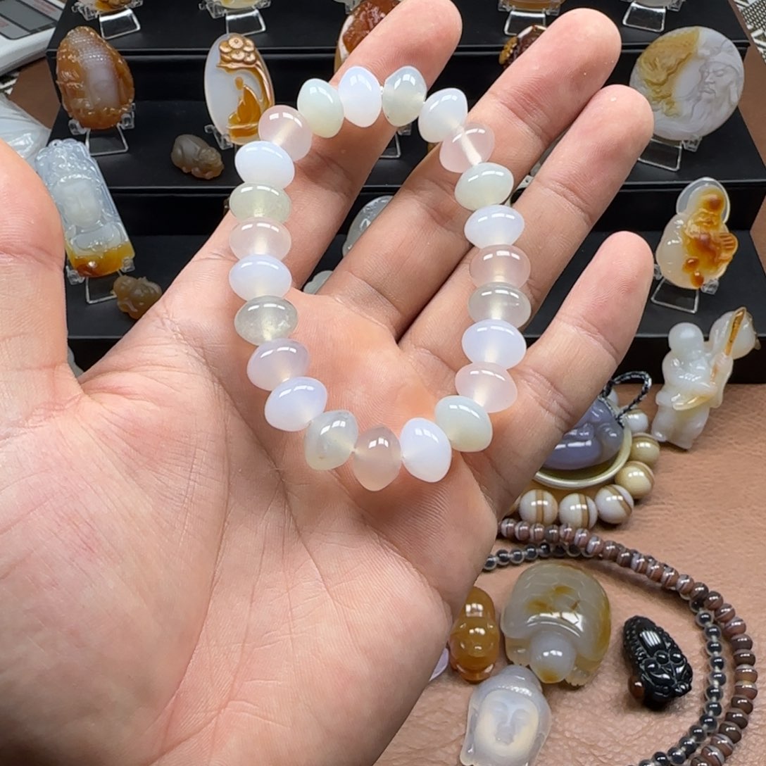 玛瑙/玉髓未镶嵌吊坠(不含链)