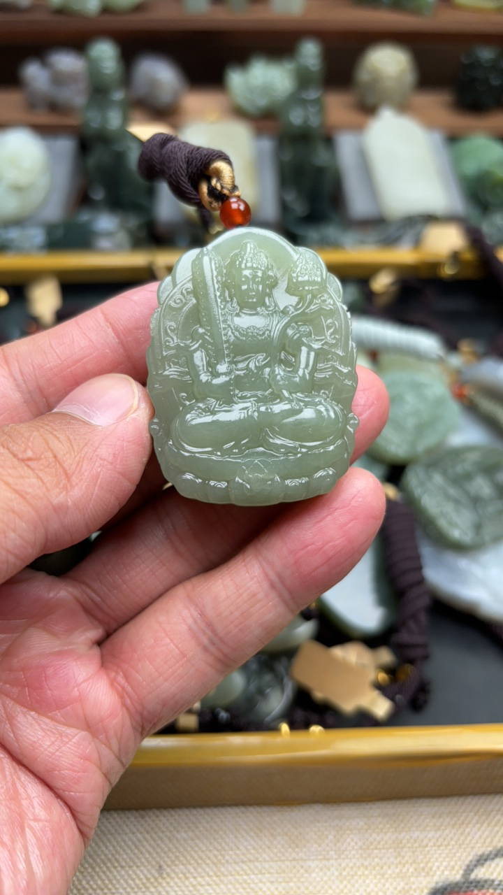 保真和田玉虚空时尚吊坠百搭精雕拍一发一手工精致气质