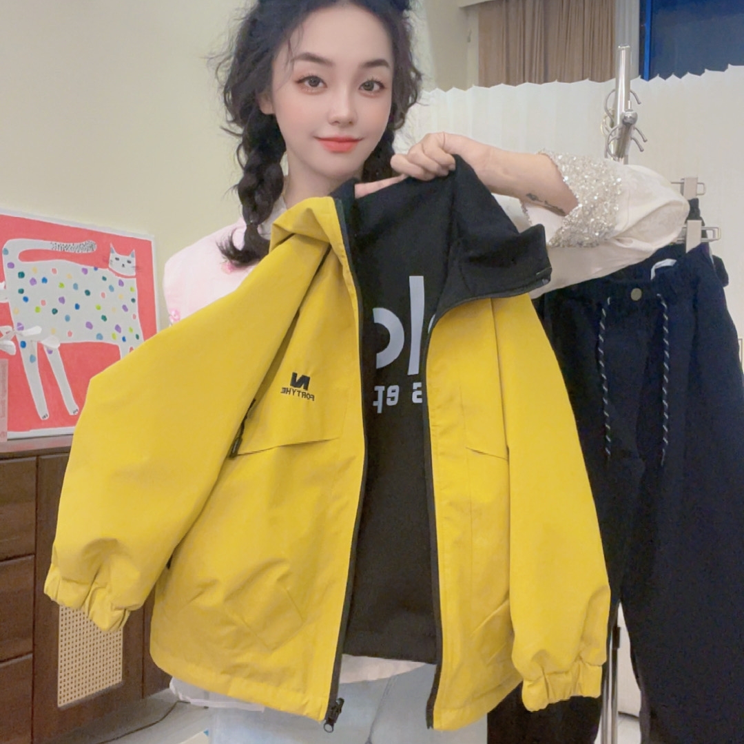 【双面穿】秋季新品男童亲子装透气韩版防水免洗韩版连帽