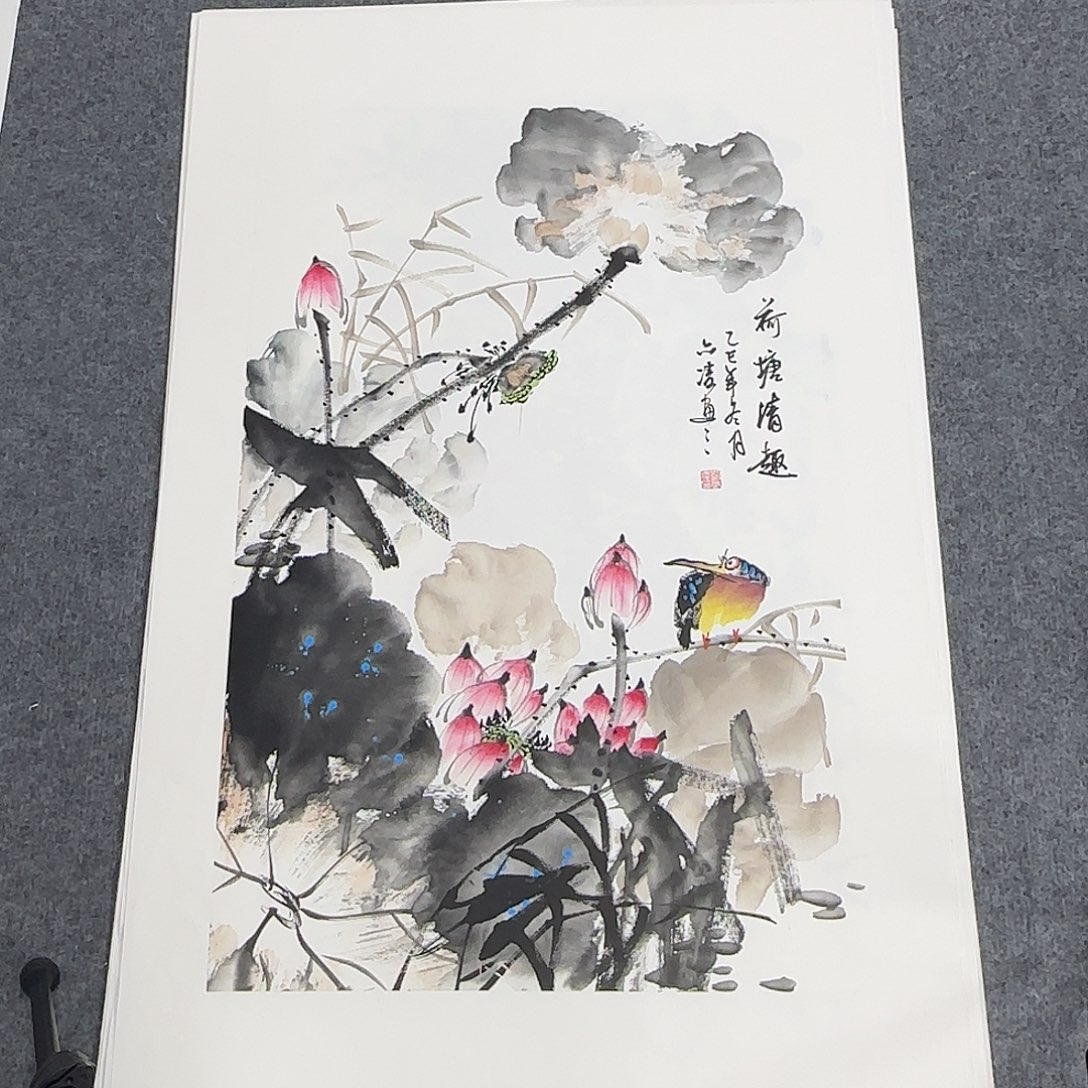 国画68*45纯手绘刘亦凌