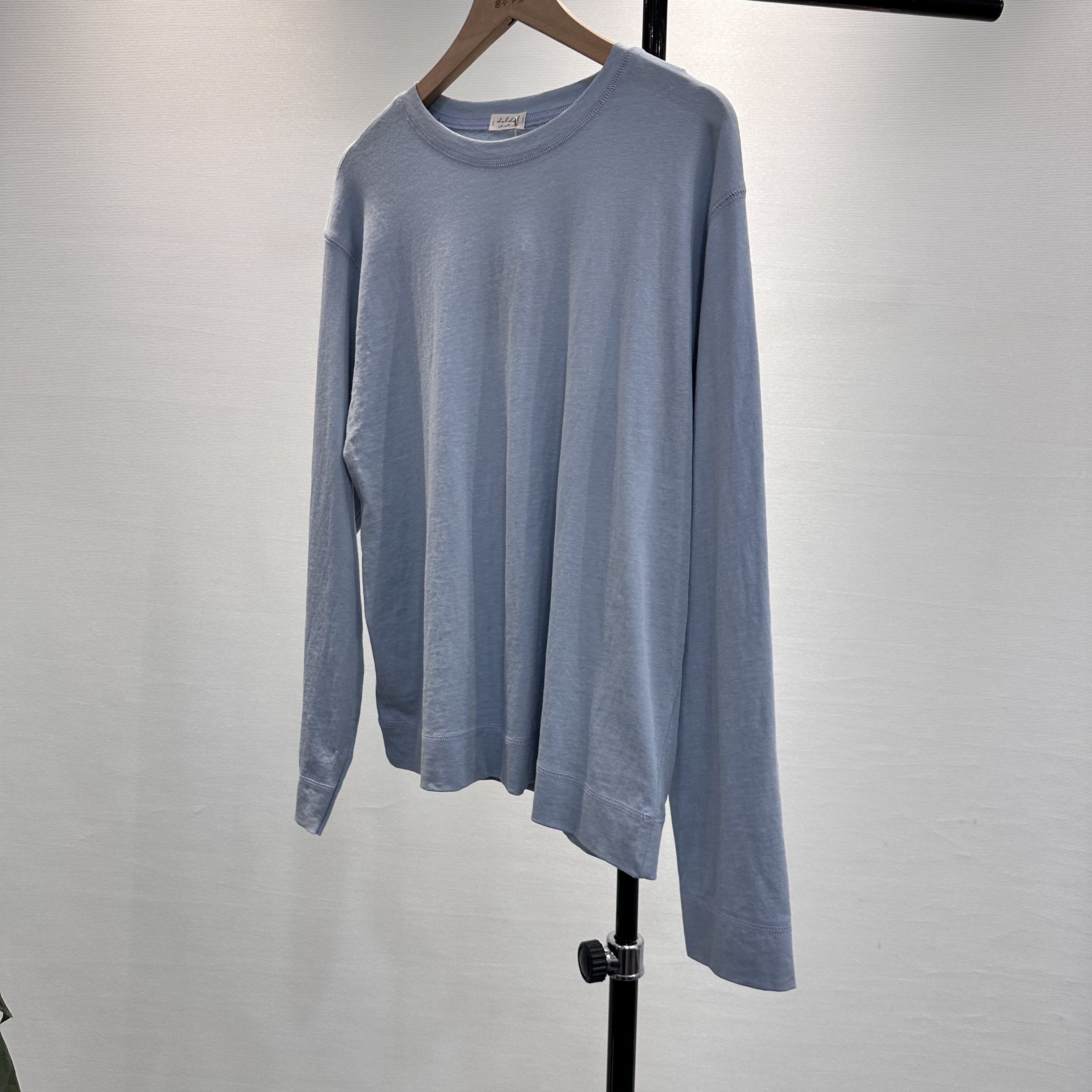 《尹珠》弹力棉宽松长袖打底T恤