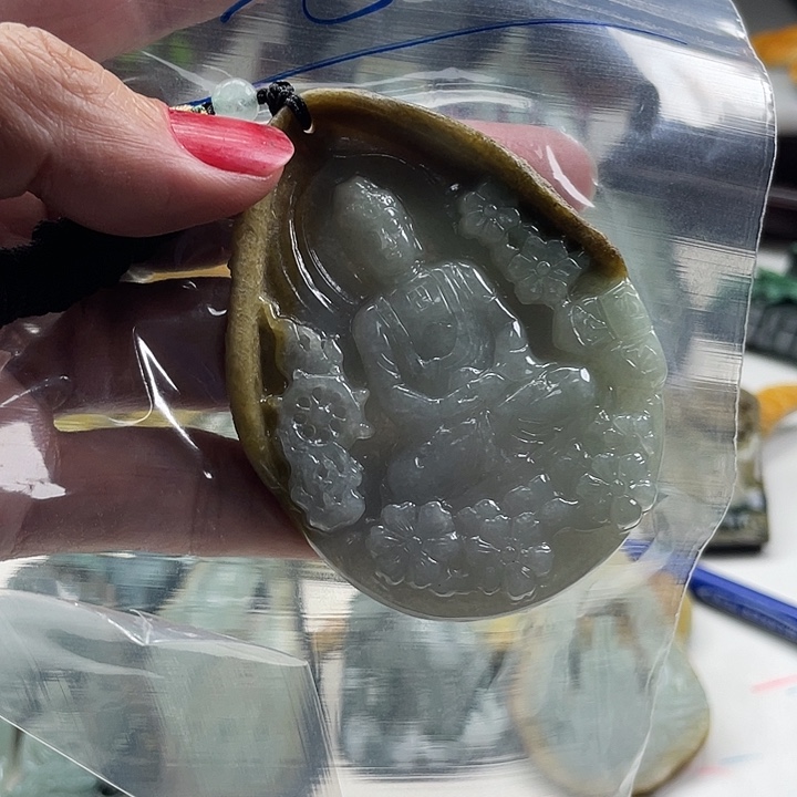 胖***坏定制翡翠未镶嵌毛货