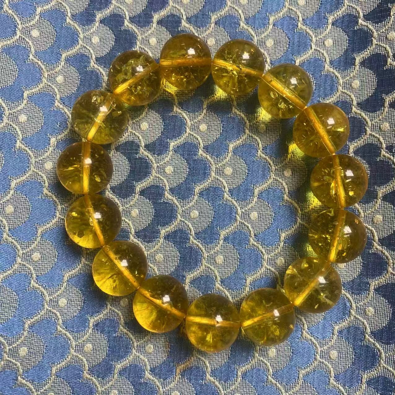 黄幽灵单圈手串瑶轩堂精选高端 SC394