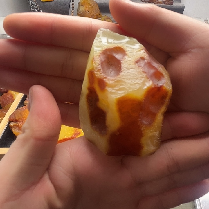 定制琥珀未镶嵌纯天然蜜蜡吊坠