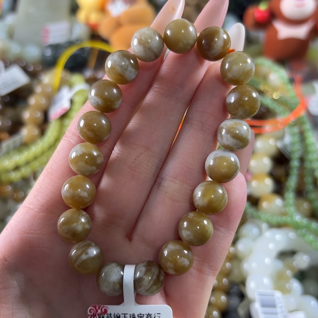 和田玉未镶嵌手链88