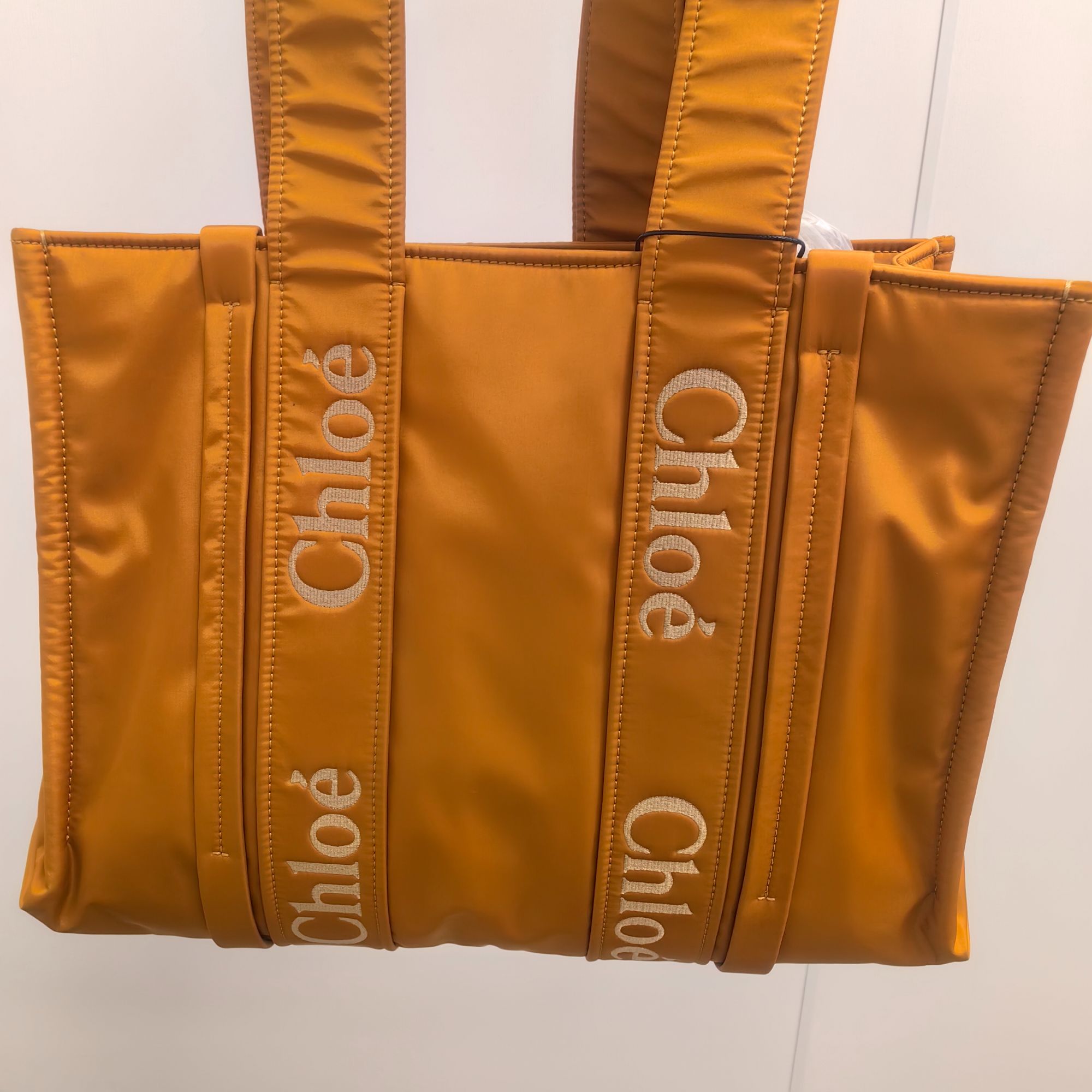 95新 Chloe/蔻依 蔻依焦糖色斜挎包/DS047946