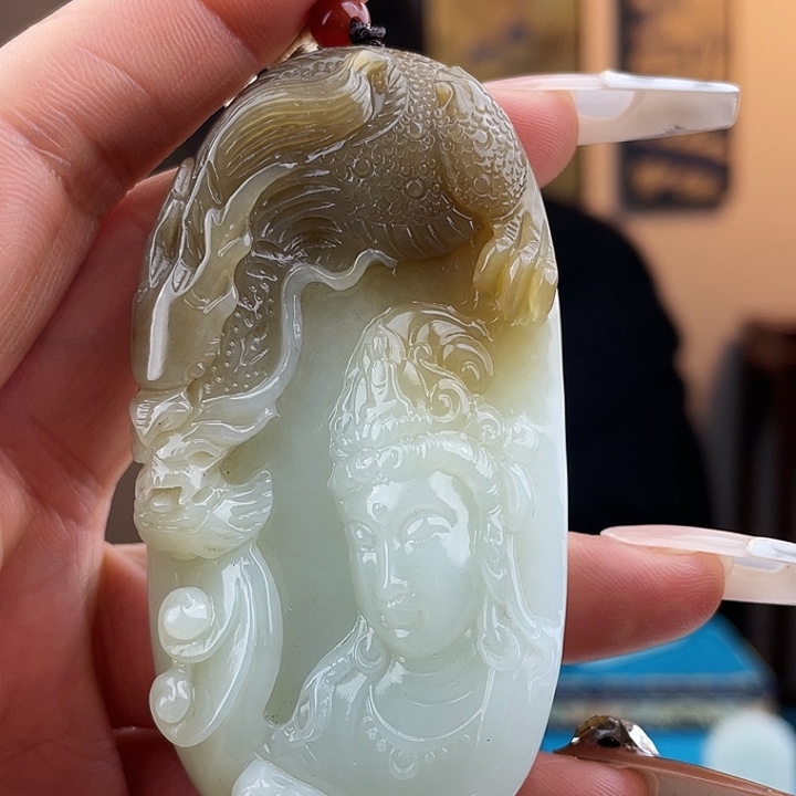 和田玉颈饰未镶嵌