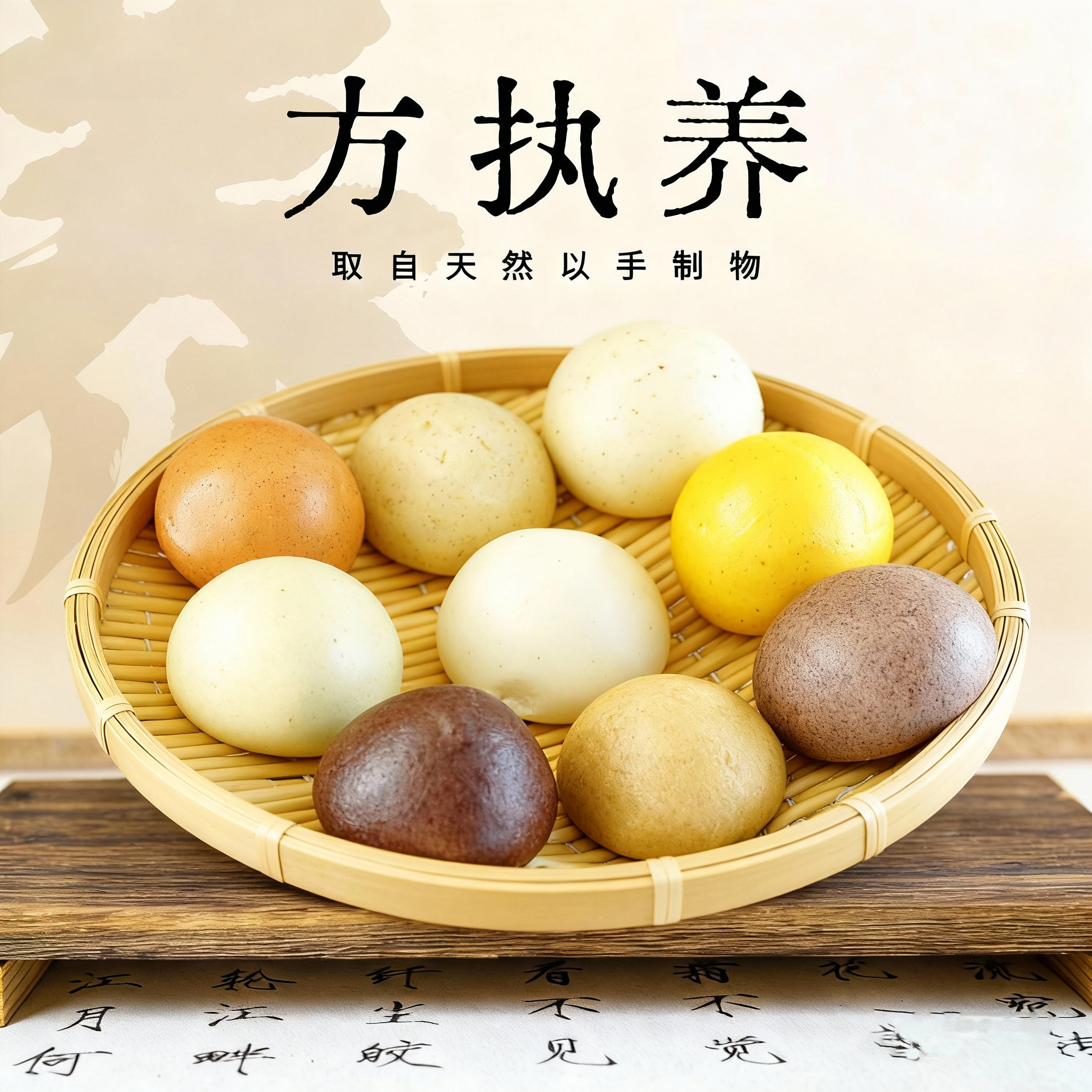 方执养·手作新中式成人膳食五行馒头儿童早餐山东馒头18个1800g
