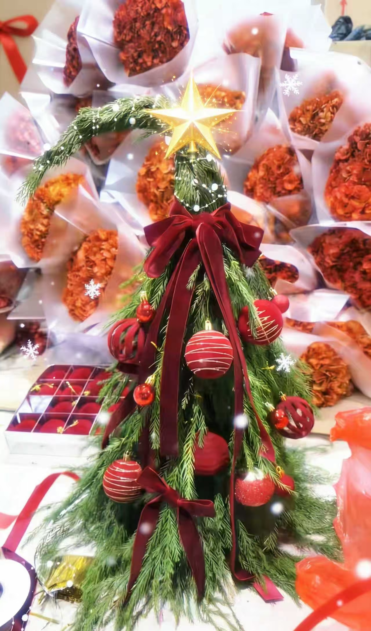 好红专属【精灵圣诞许愿树】可做干花圣诞元旦节日氛围小众稀有花材