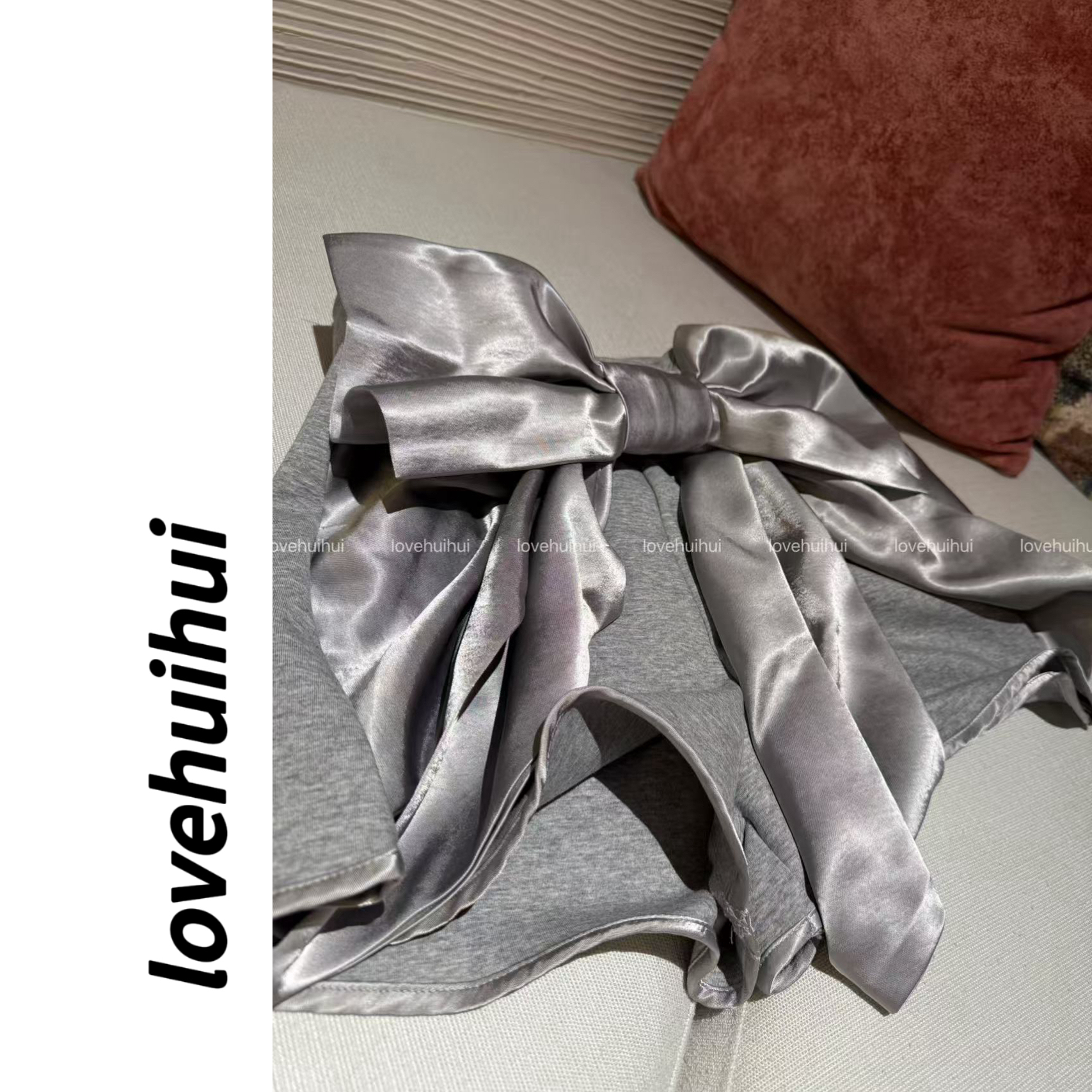 lovehuihui 《公主的蝴蝶结》法式温柔甜美女设计短裤