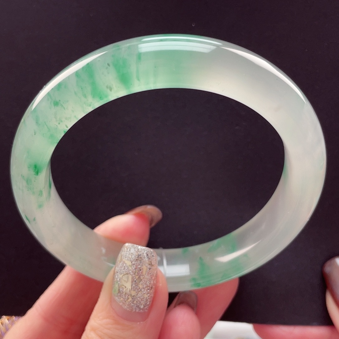 石英质玉未镶嵌手镯58-59