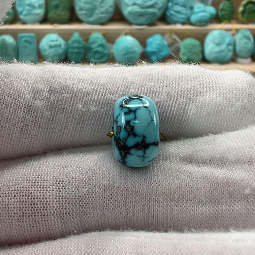 未镶嵌绿松石隔珠12.1mm