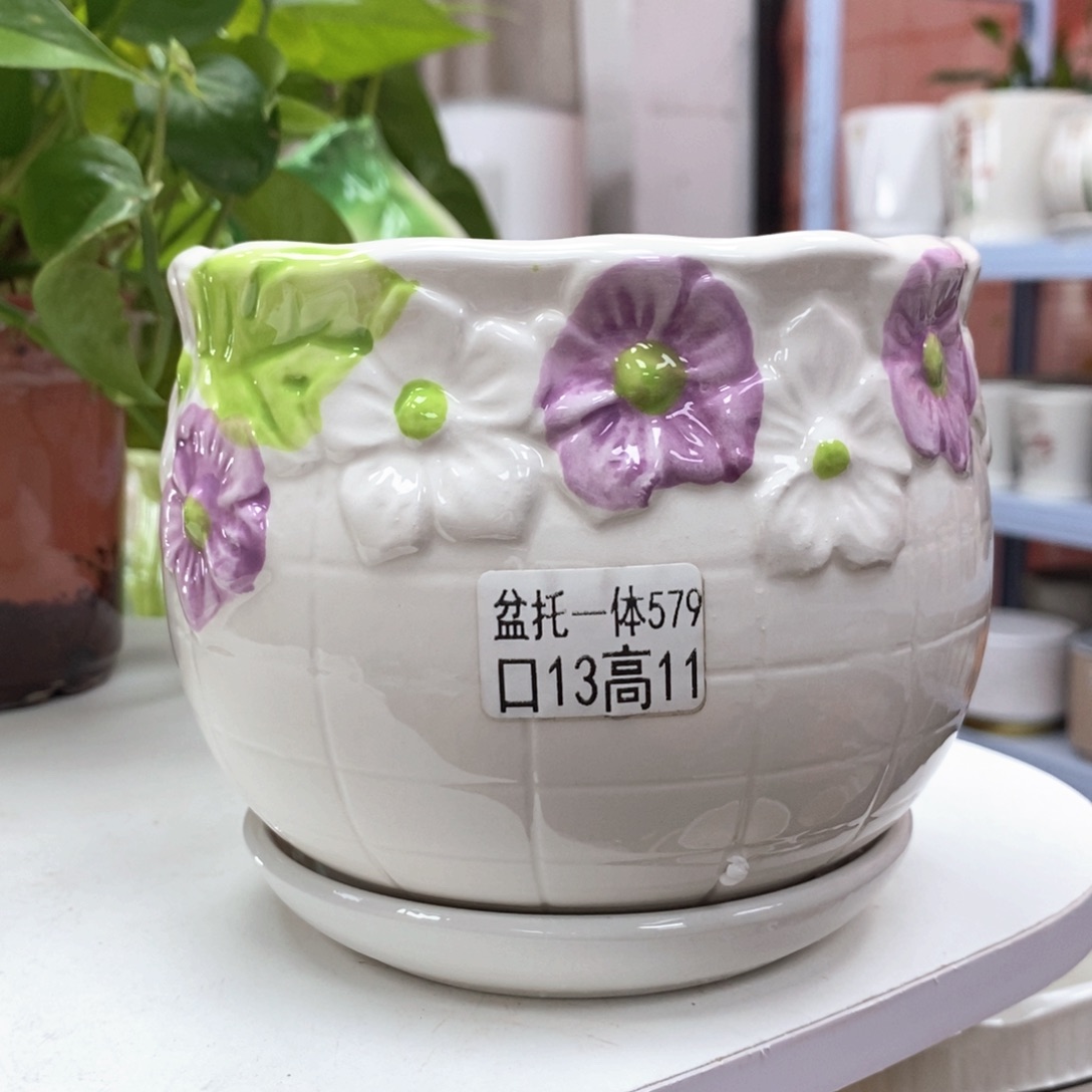 @夏西陶瓷花盆@@5579