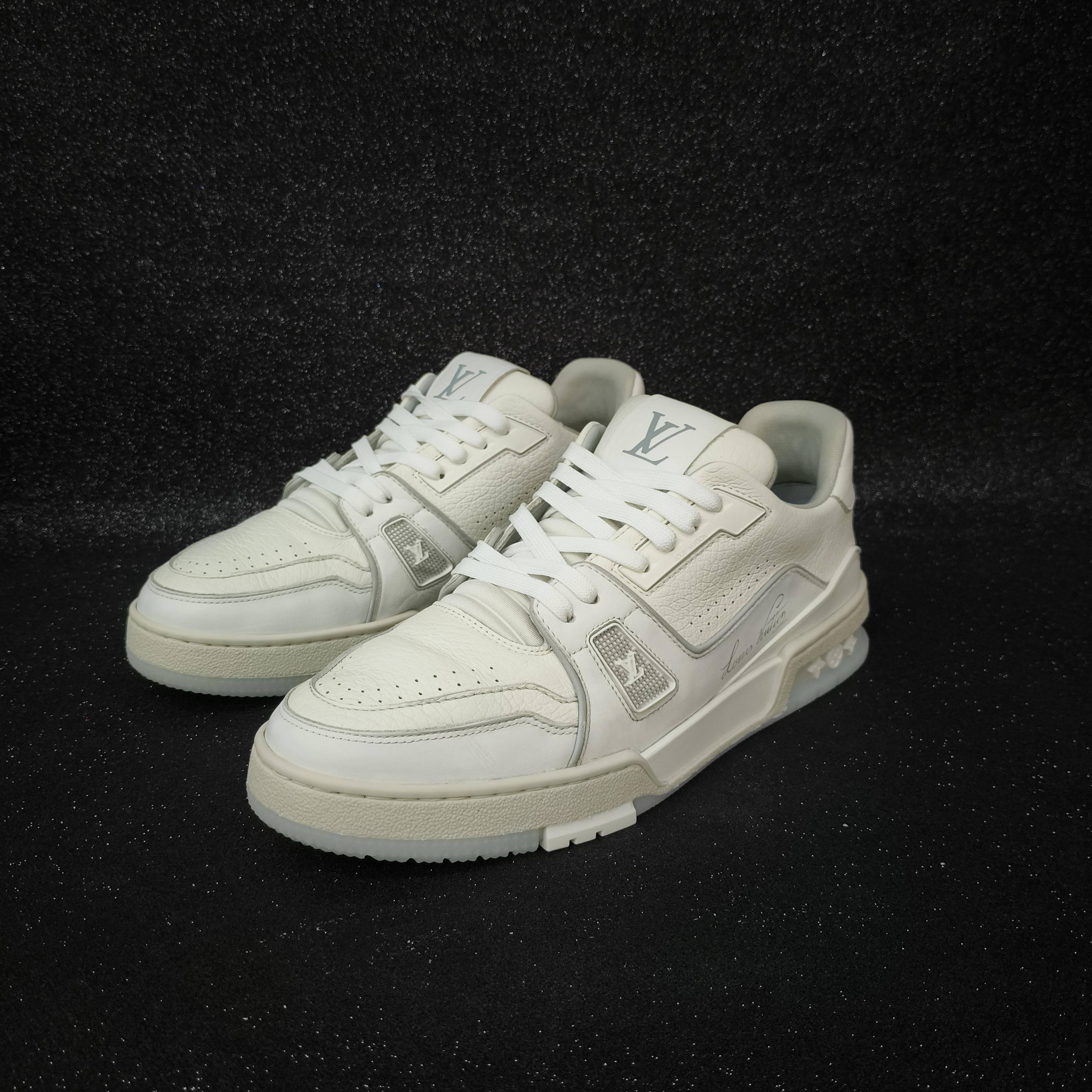 99新 LouisVuitton/路易威登 7.5码/41.5码/白水泥trainer潮鞋
