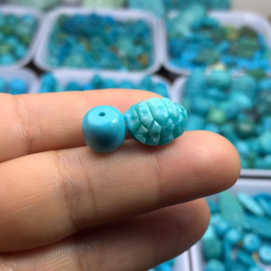 绿松石未镶嵌吊坠(不含链)