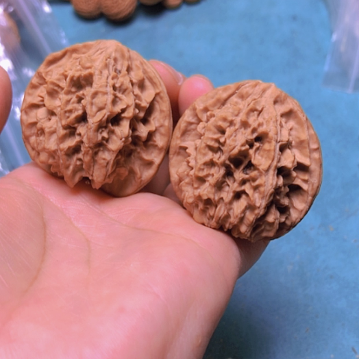 【闪购商品】核桃把件41.5无名核桃修尖