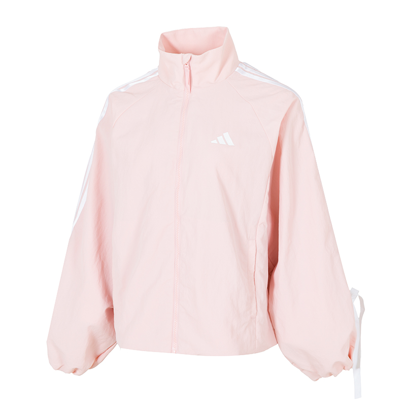 Adidas阿迪达斯外套女2025新款跑步训练运动服梭织立领夹克KB0086