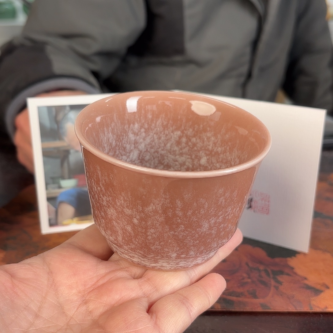 龙泉云间青瓷小米茶器