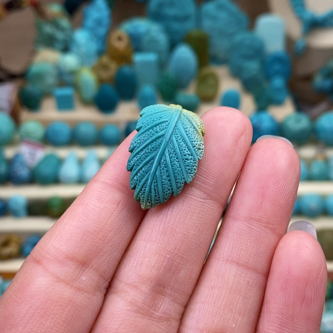 绿松石珠宝奇石未镶嵌