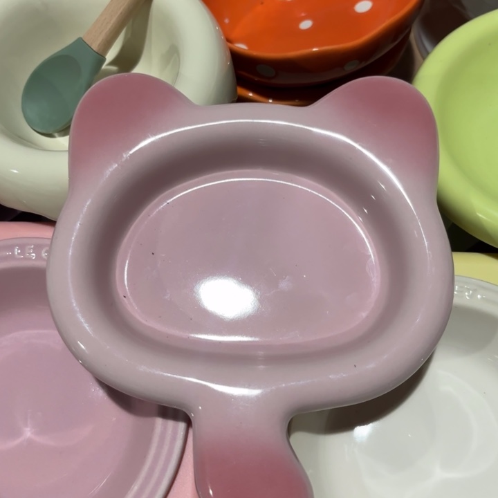 瓷片陶瓷猫耳陶瓷