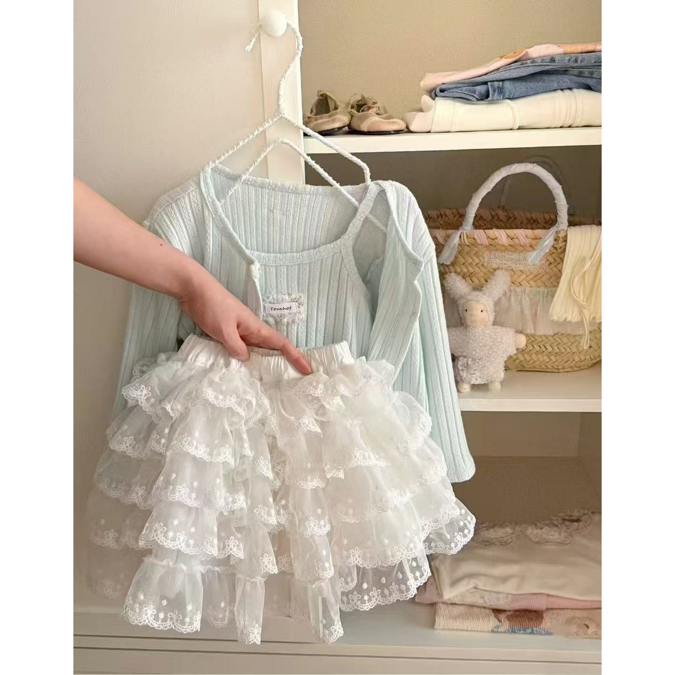 【现货】妈咪森林童装2025年春夏新款女童纱裙半裙251-MMSL-251139