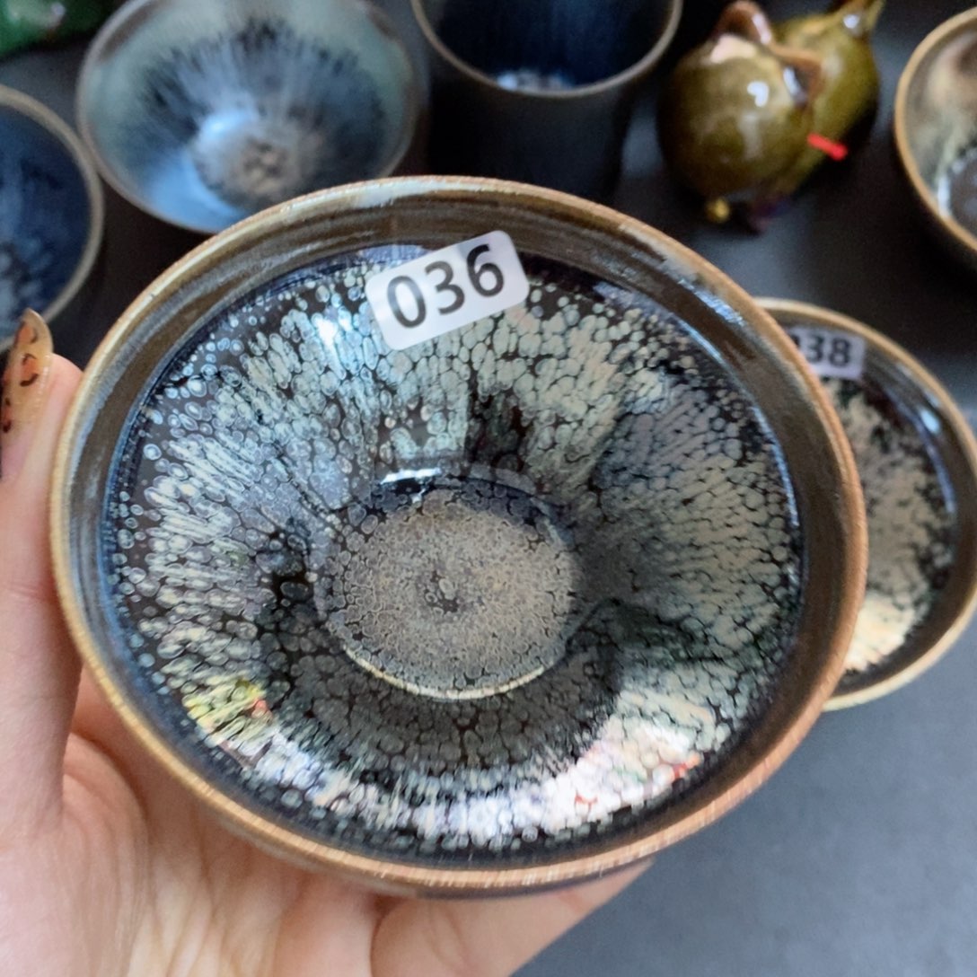 茶盏白*灵建窑建盏主人杯36