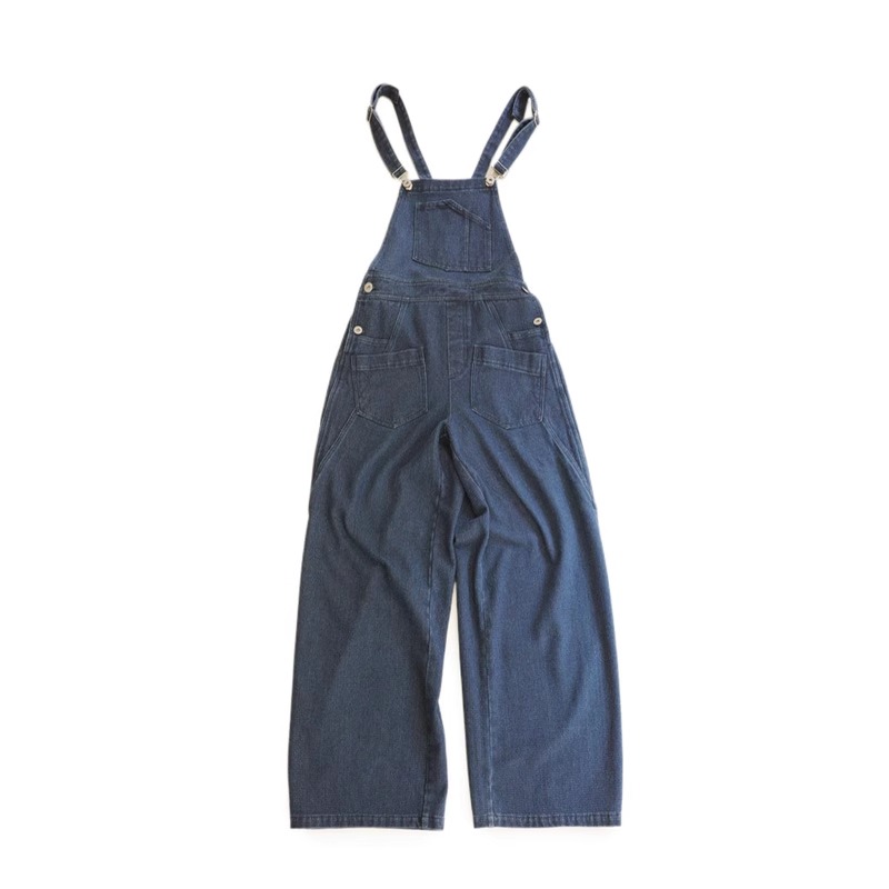 官方授权manzanilla 25ss 多口袋牛仔背带裤