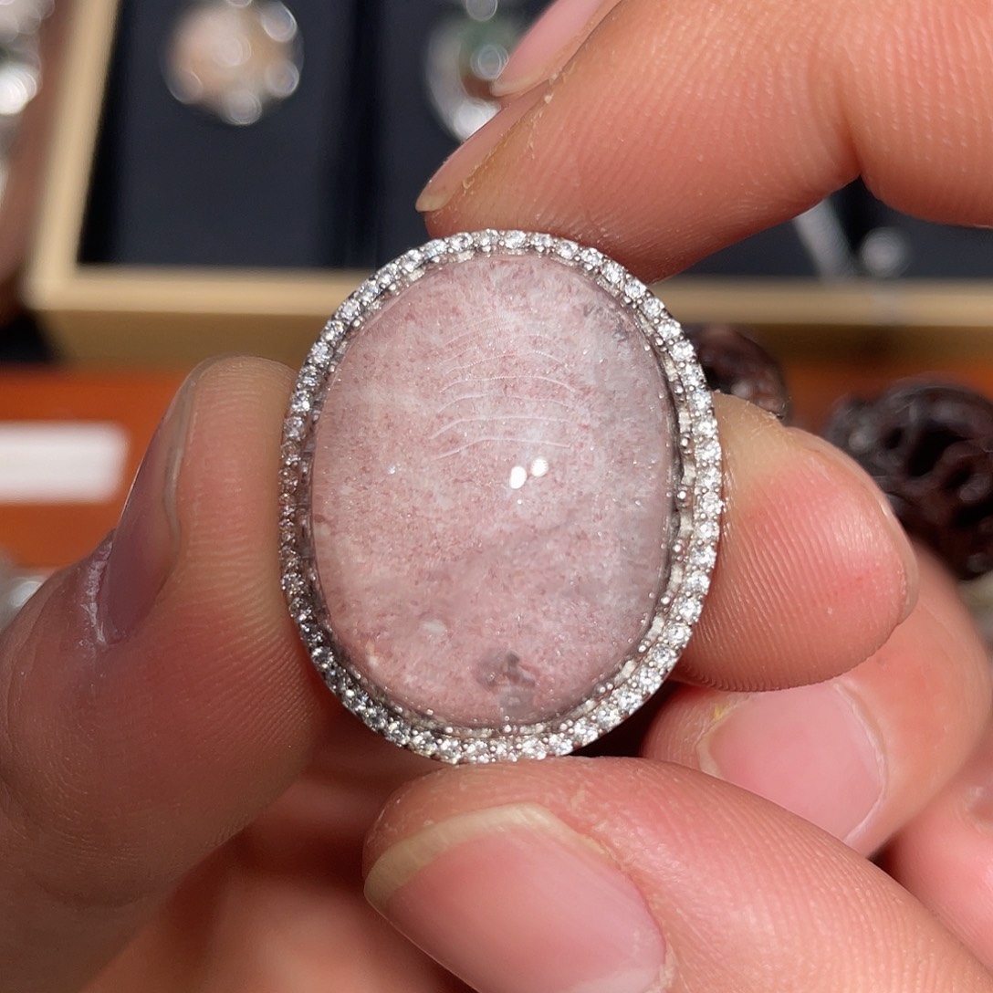 银S925镶嵌水晶戒指11111111111