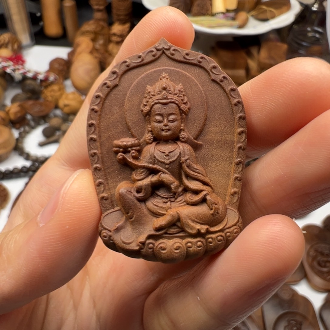 檀香木大势至菩萨老山檀