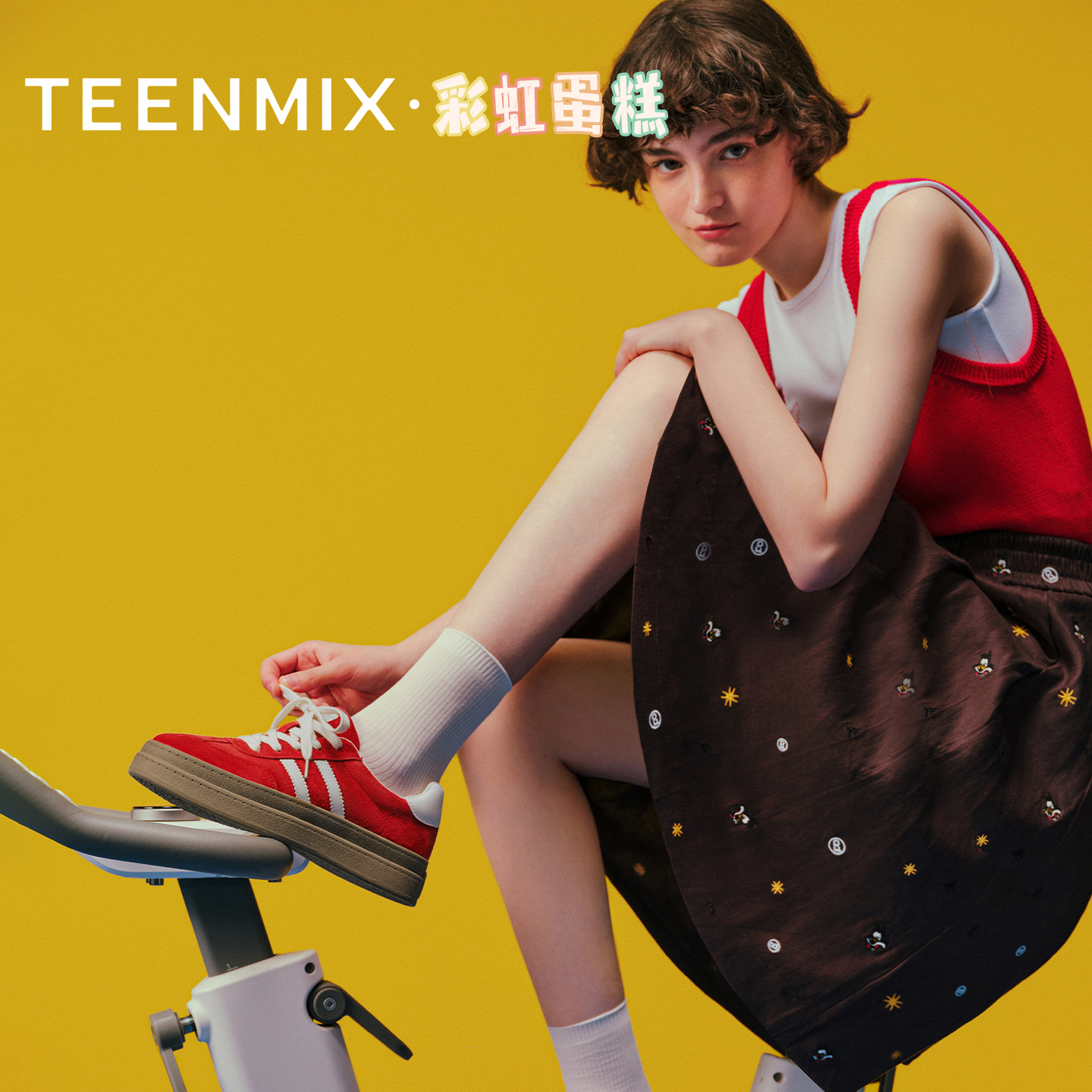 天美意2025秋新款商场同款休闲复古百搭厚底女德训鞋BL301CM5