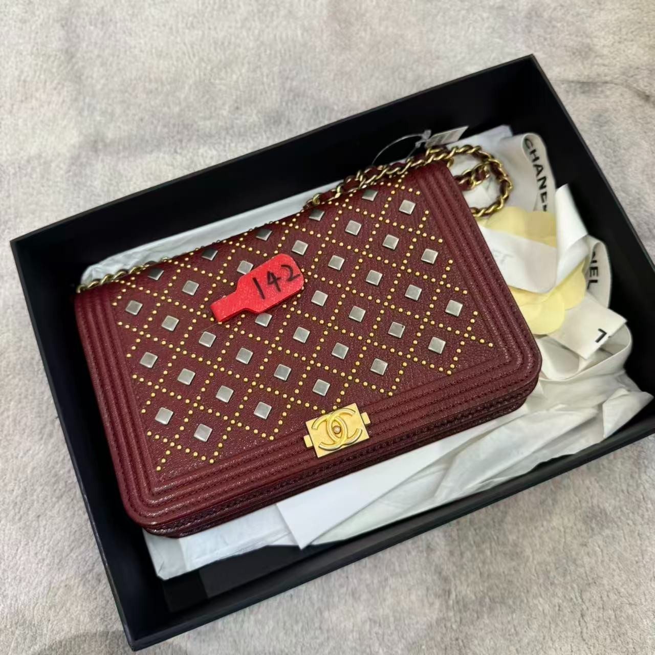 95新 Chanel/香奈儿 142 xy/二奢包包