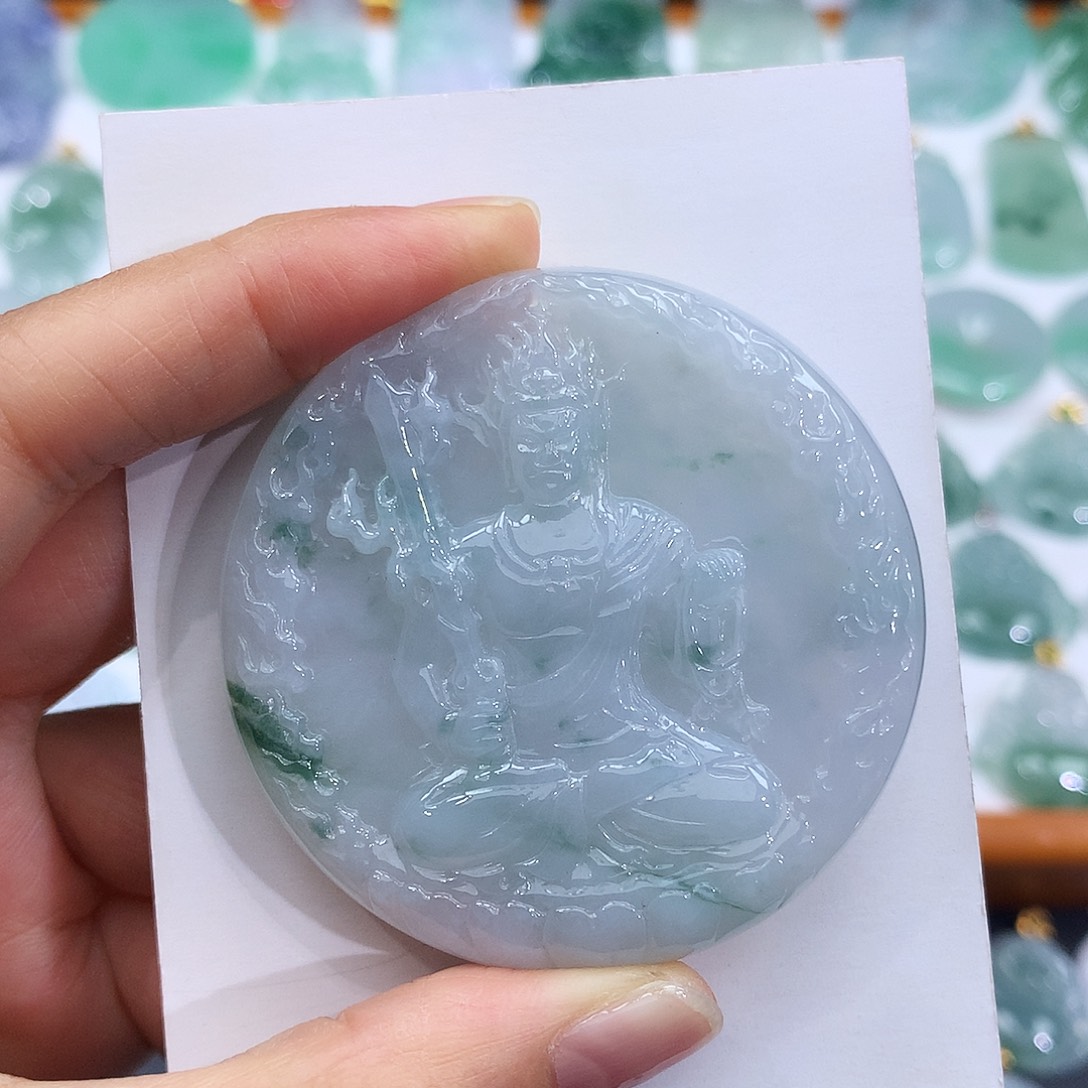 翡翠未镶嵌颈饰翡翠吊坠