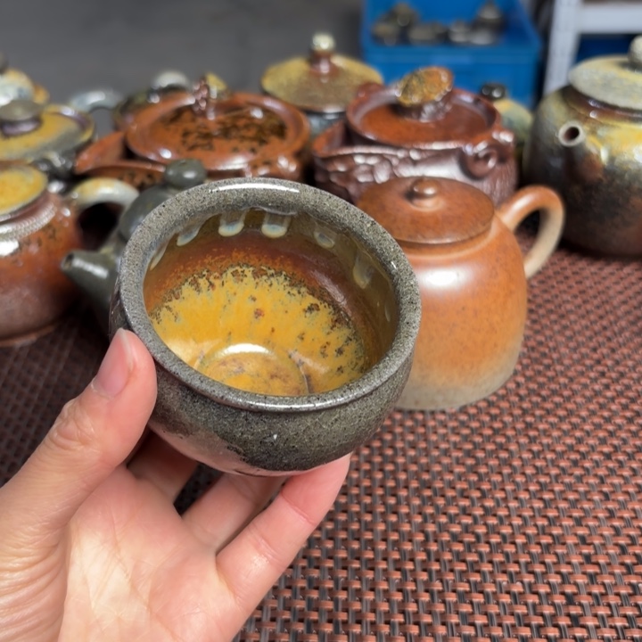 紫砂茶杯小水缸杯100 C