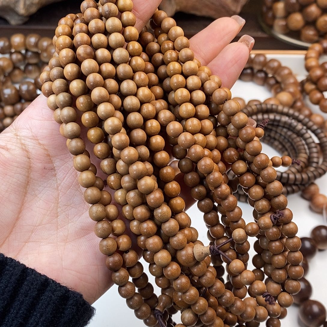 檀香木无事牌0.6*108印度迈索尔檀香老料