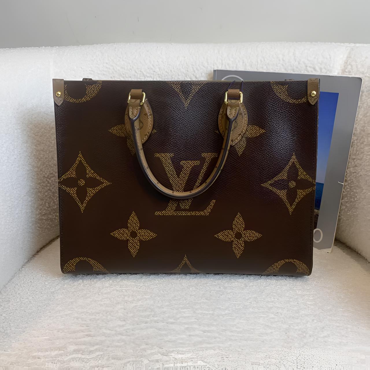 99新 LouisVuitton/路易威登 壹臻/老花Onthego单肩包 73580696