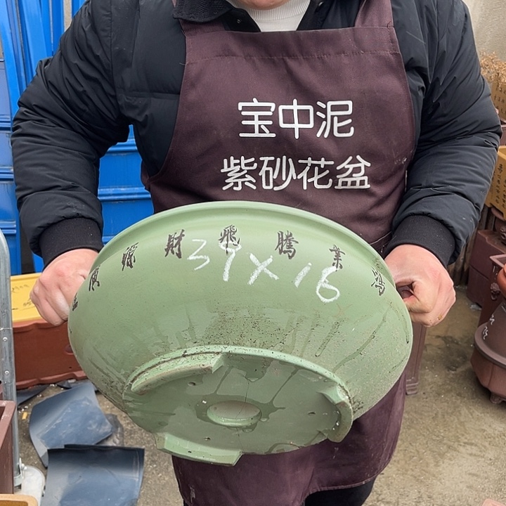 紫砂花盆紫砂等传统