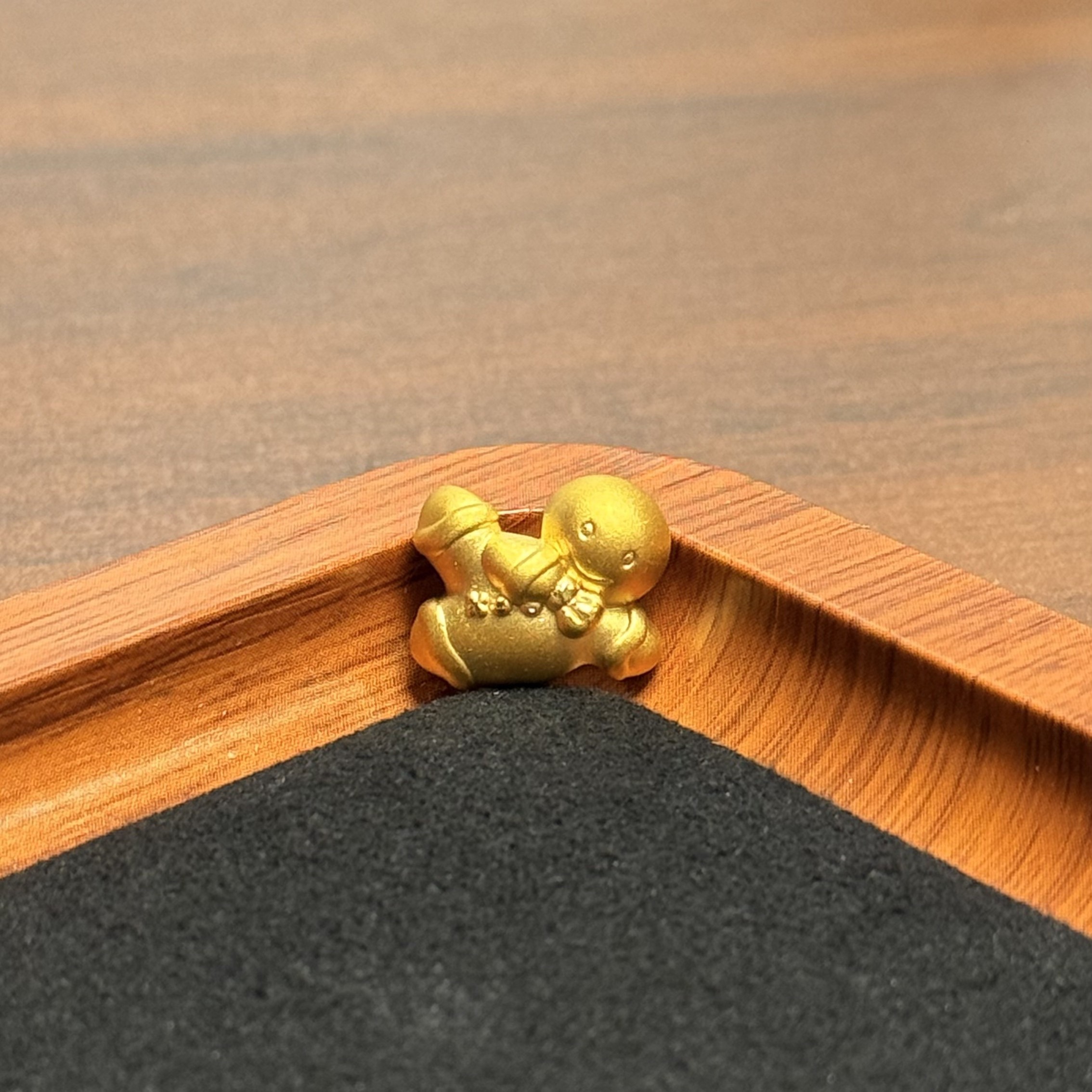 珍锦缘足金999 体操雪人手串 5D工艺 1.26