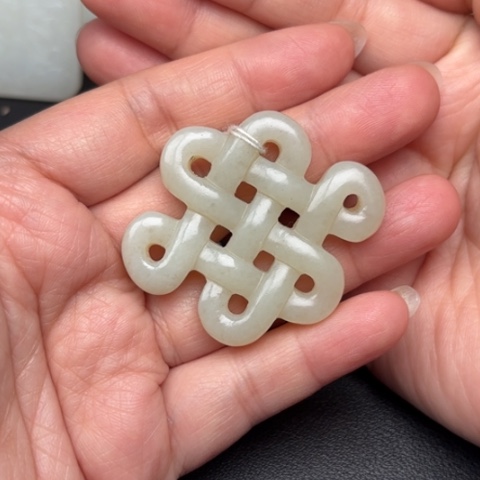 和田玉挂件未镶嵌装****5