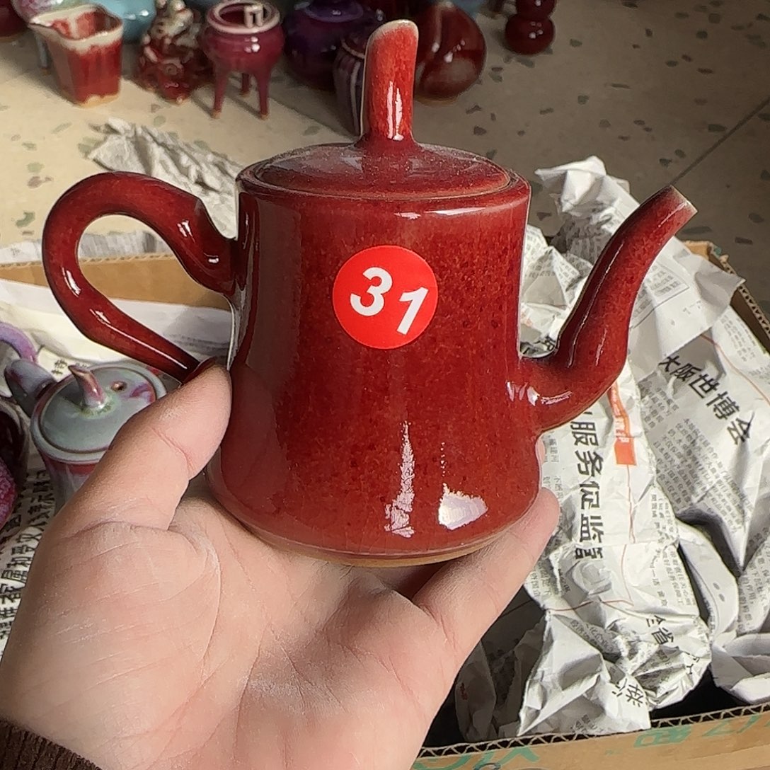 摆件陶郑家钧窑摆件