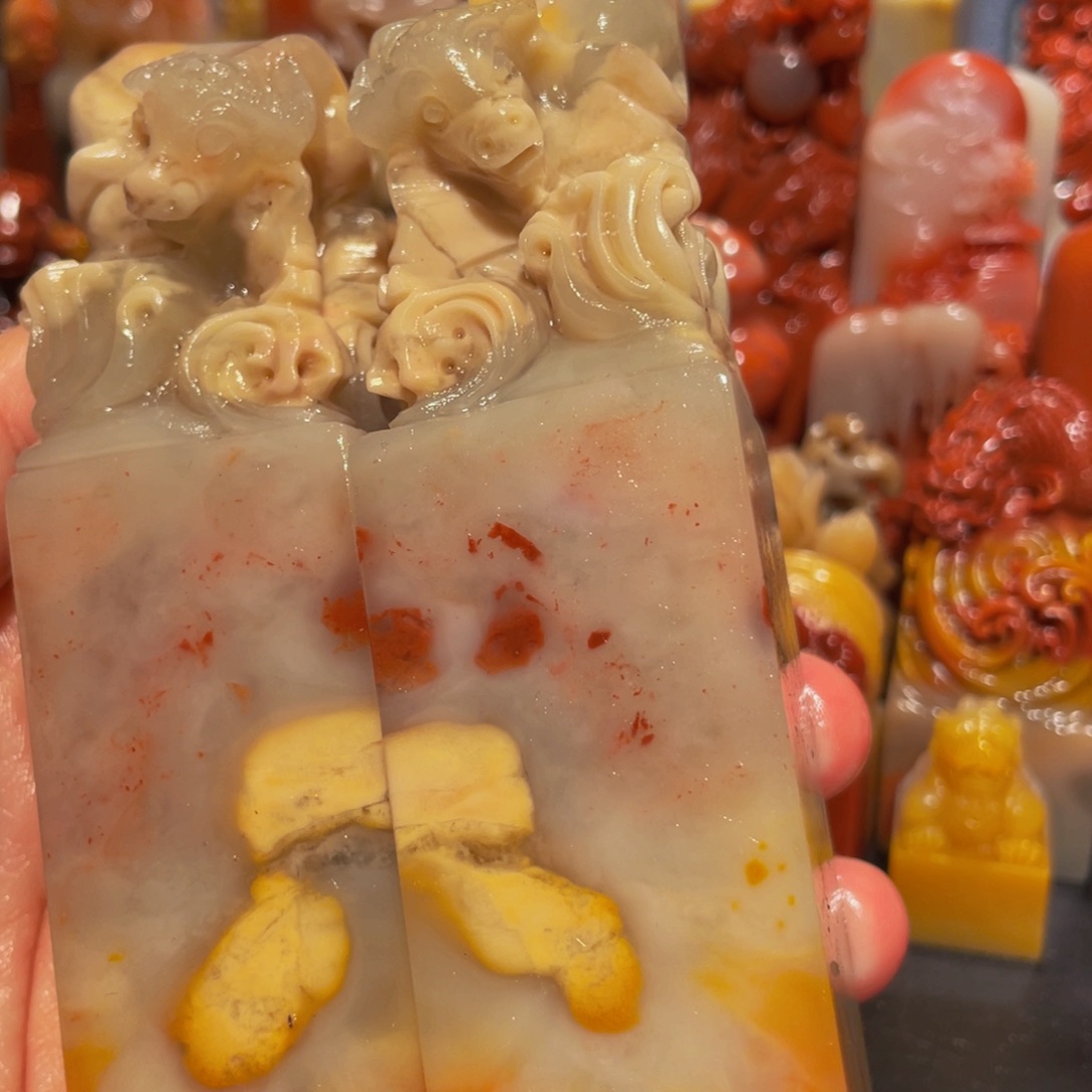 寿山石印石精美寿山