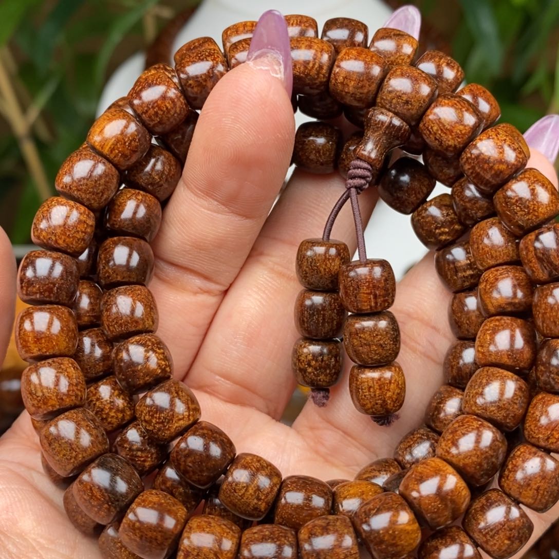 贡木手串/手链贡木8×9黑龙留疤龙鳞