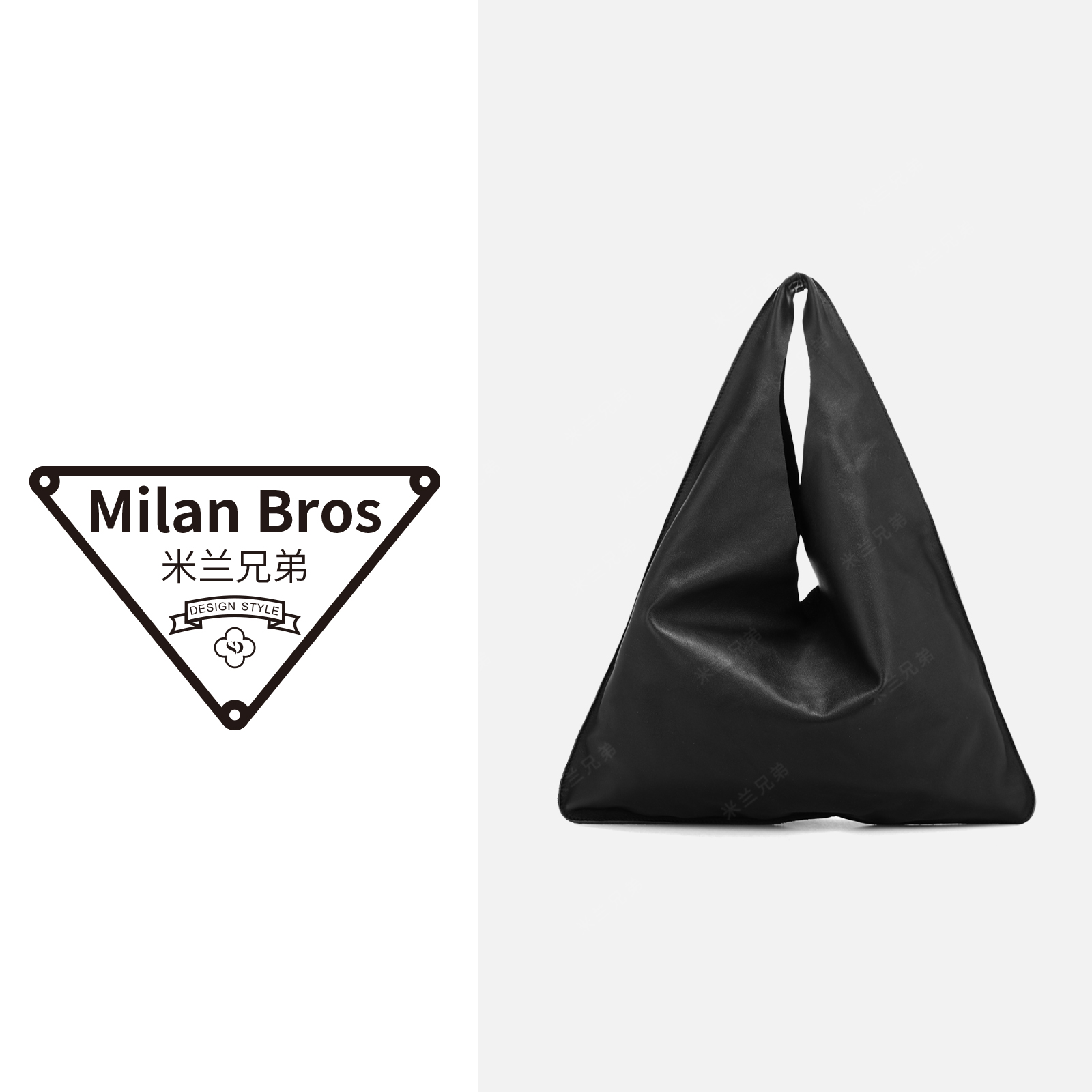 【米兰兄弟】头层牛皮女士单肩包