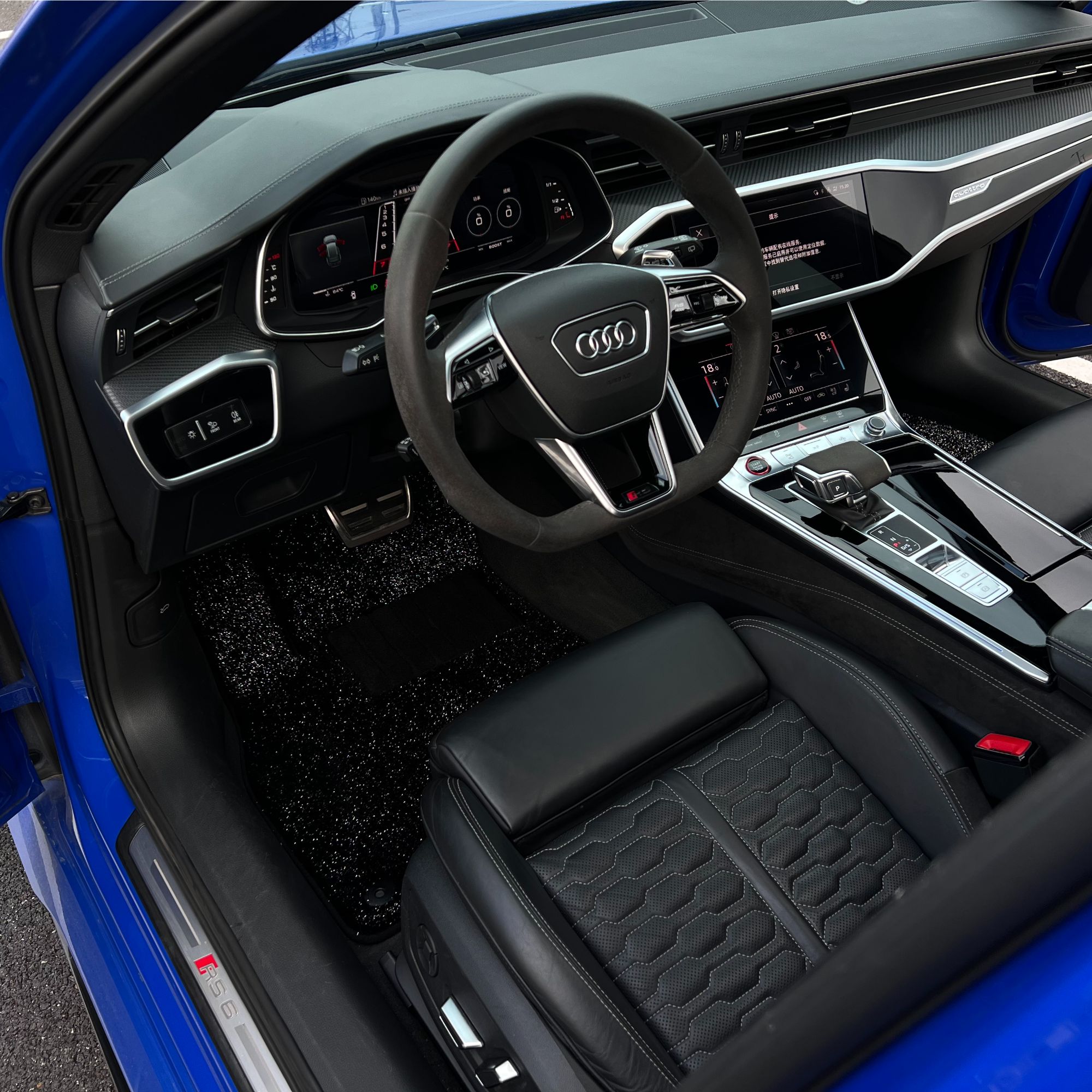 【花鹊奥迪系列】A4 A6 A7 A8 A3L A6L Q3 Q5L Q7 Q8星空脚垫定制