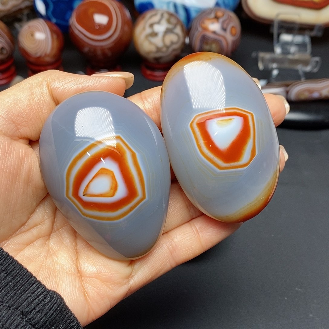 玛瑙/玉髓三毛未镶嵌大*布