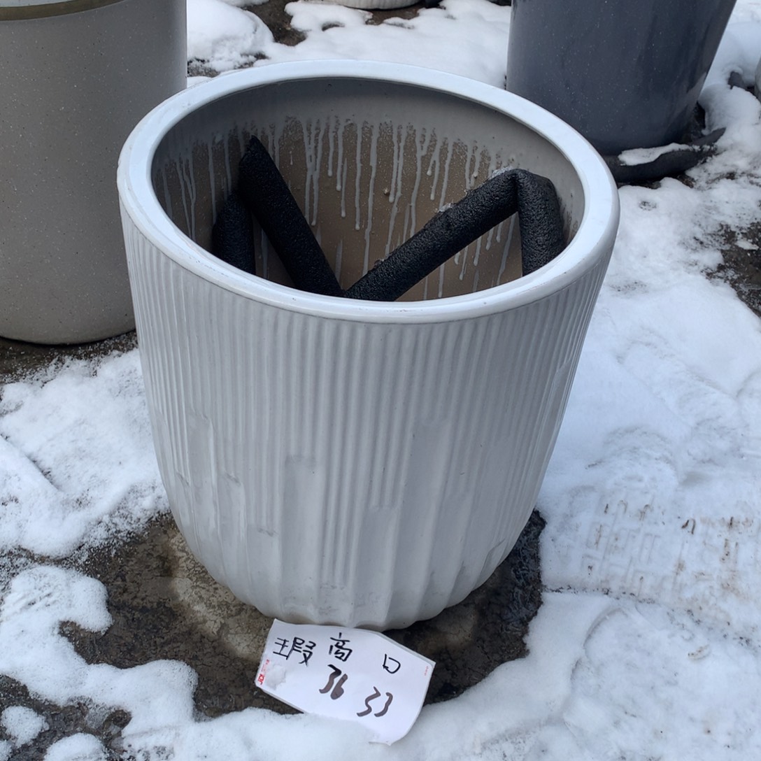 瑕疵高温陶瓷花盆