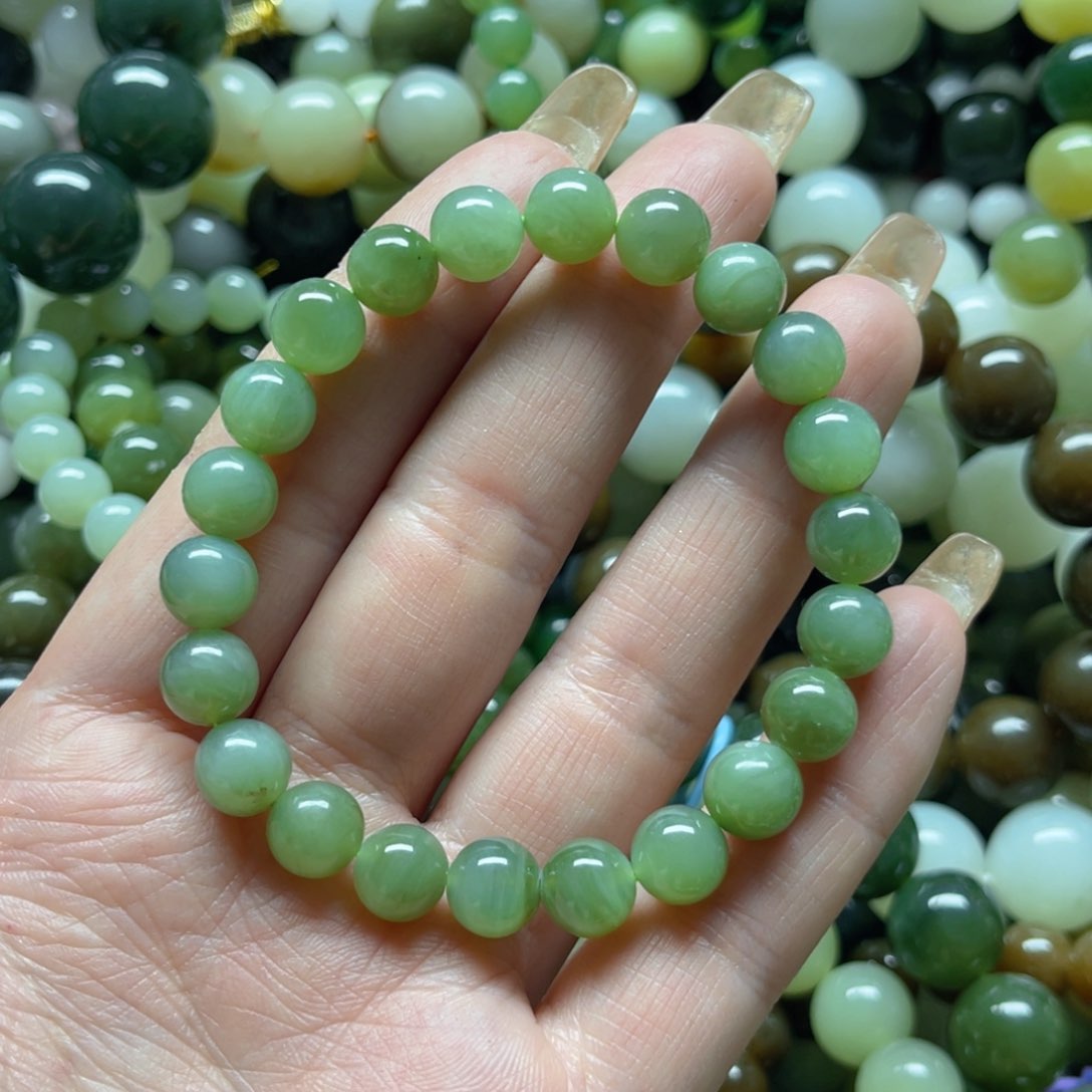 和田玉手链未镶嵌