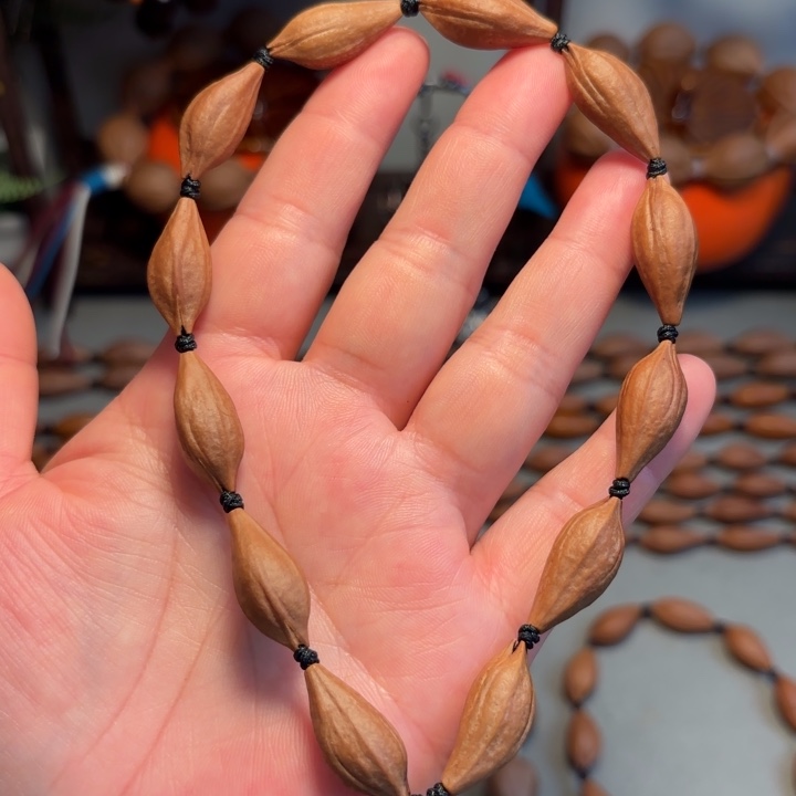 狗***蛋橄榄核手串/手链野生小瓜子柳叶手串1.0尺寸
