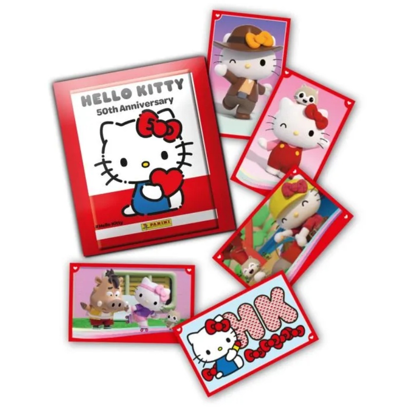 2024年Panini Hello Kitty50 周年纪念贴纸KT猫卡牌 美版贴纸收藏