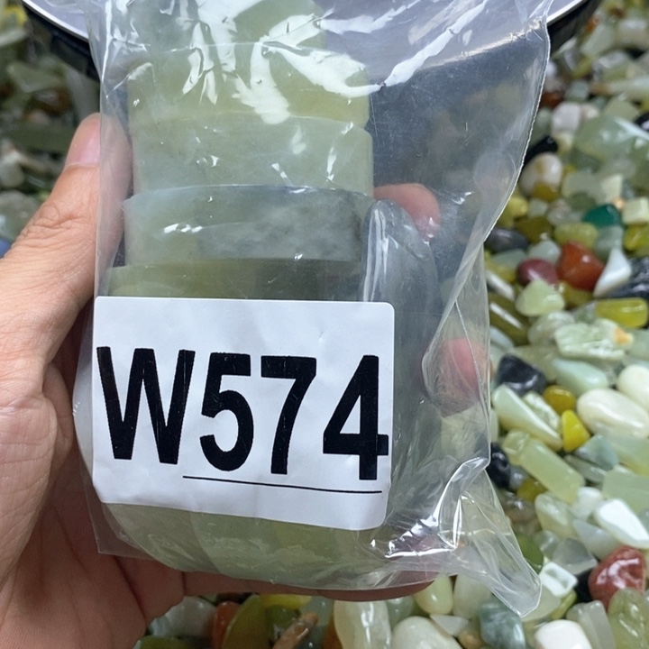 未镶嵌蛇纹石玉鱼缸石